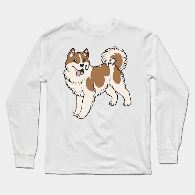 Thai Bangkaew Dog (Doggust 2022) Long Sleeve T-Shirt by tiffatiel